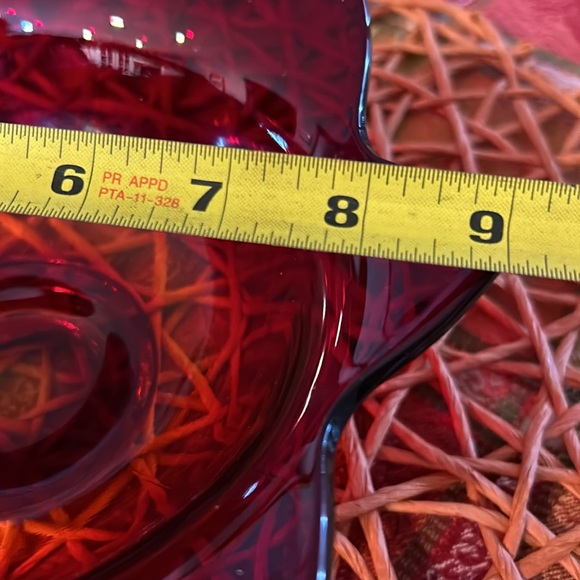 Fenton Ruby Red Glass Bowl - Picture 4 of 6